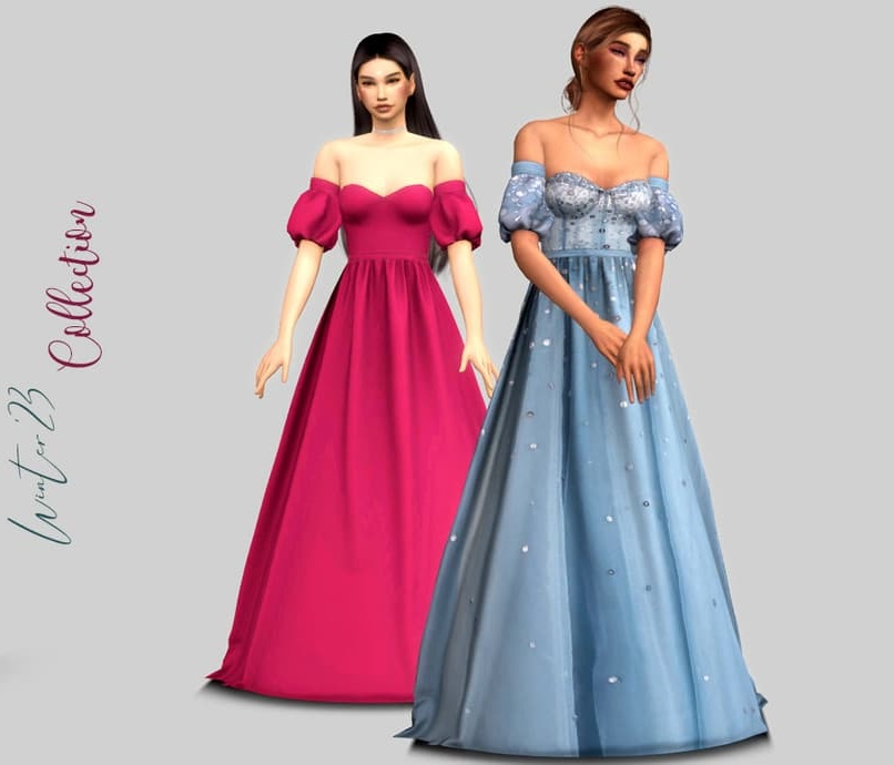 Платье Embellished gown DR468